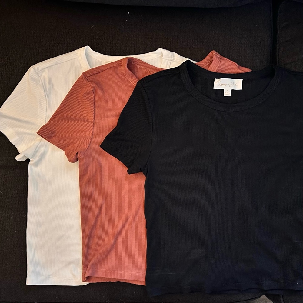Ribbed T-Shirt Set Gypsy+Jade | Size: M | 9/10 Condition